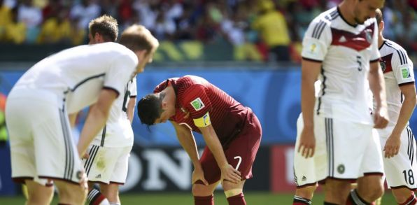 Sklamaná portugalská hviezda Cristiano Ronaldo. Foto: TASR/ AP