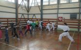 Karate Klub Kibudo - nacvičovanie úderov. Foto: Jana Šimonová.