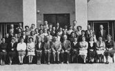 Učiteľský zbor strednej pedagogickej školy, r. 1959. Foto: Archív Turčianske Teplice