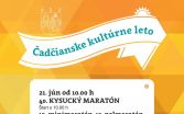 Program podujatí Čadčianskeho kultúrneho leta.