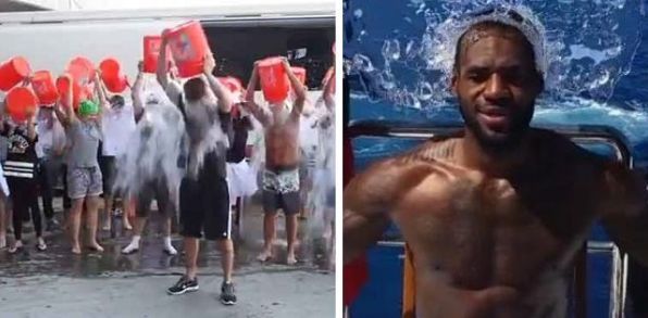 ALS Ice Bucket Challenge - LeBron James (zdroj: twitter)