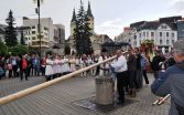 Žilinský máj bol postavený na Námestí Andreja Hlinku. Foto: archív mesta