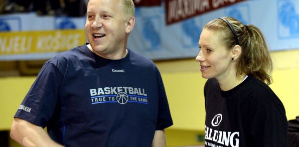 Tréner Maroš Kováčik a Zuzana Žirková. Foto: TASR/ František Iván